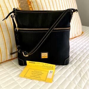 Dooney & Bourke Pebble Grain Small Tassel Shoulder Bag Registration Card